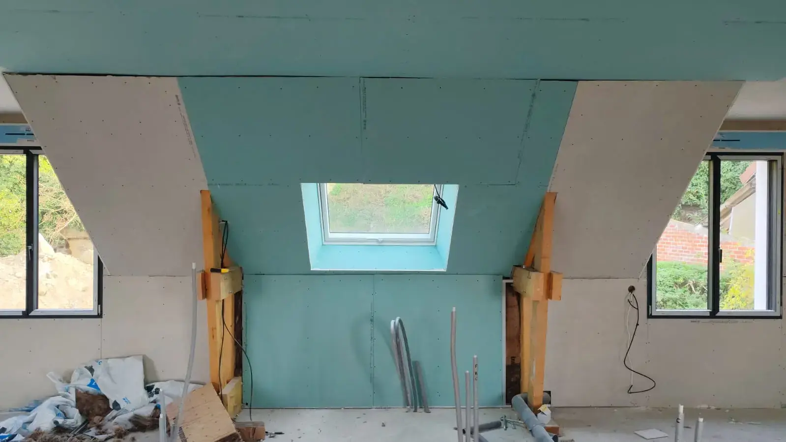 Travaux intérieurs de maison, doublage, cloison, faux plafond et isolation