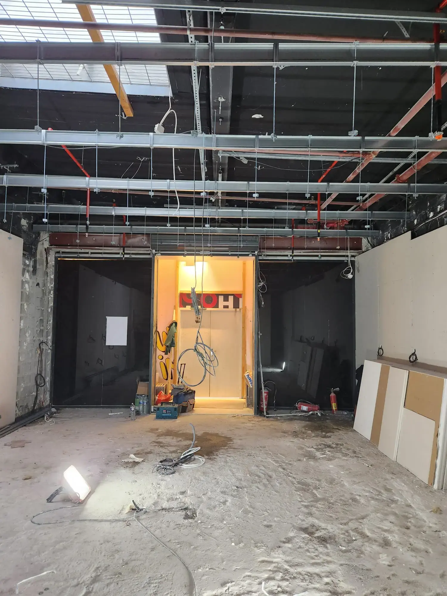 Rénovation de locaux, doublage, cloison et faux plafond