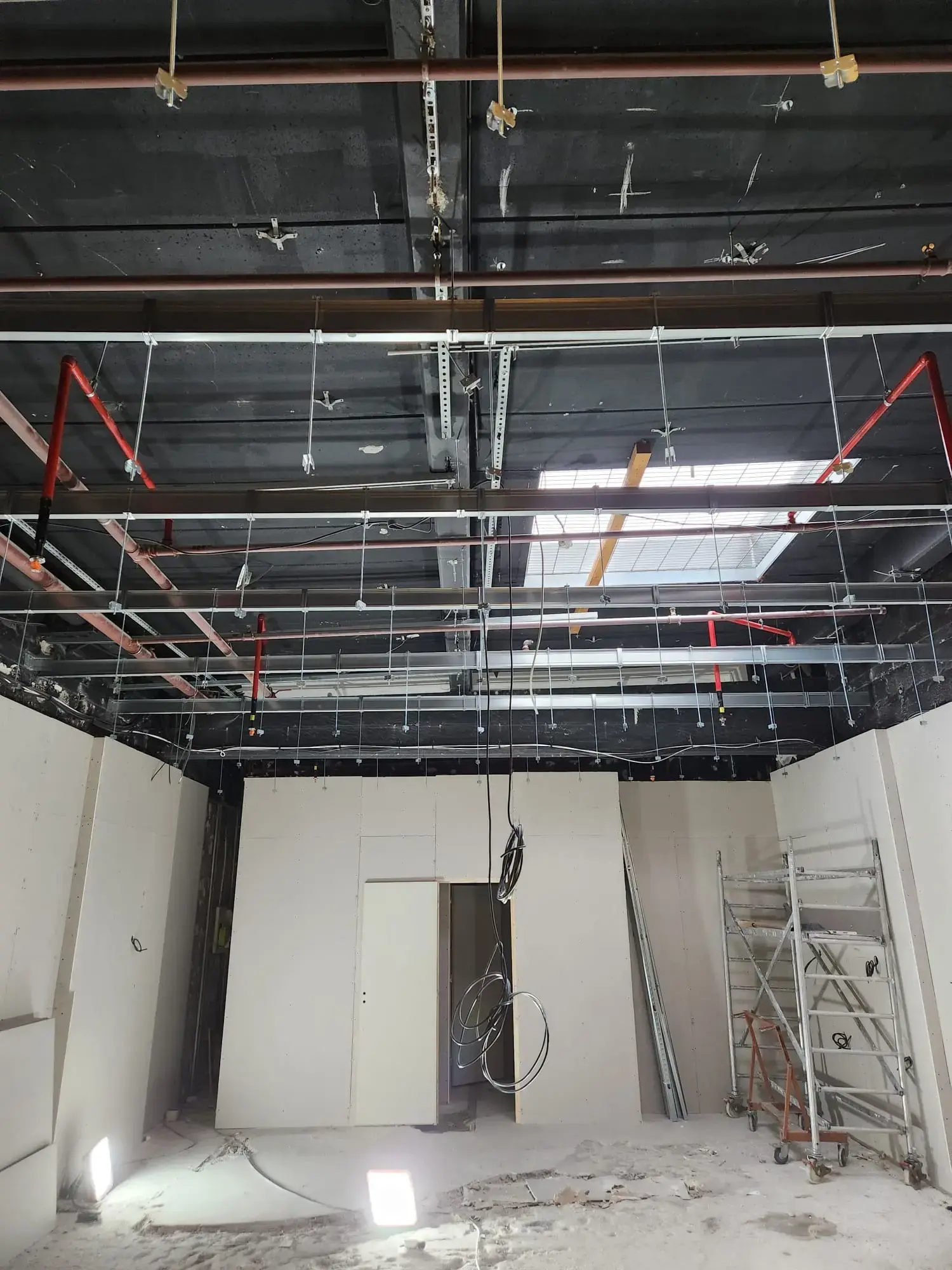 Rénovation de locaux, doublage, cloison et faux plafond