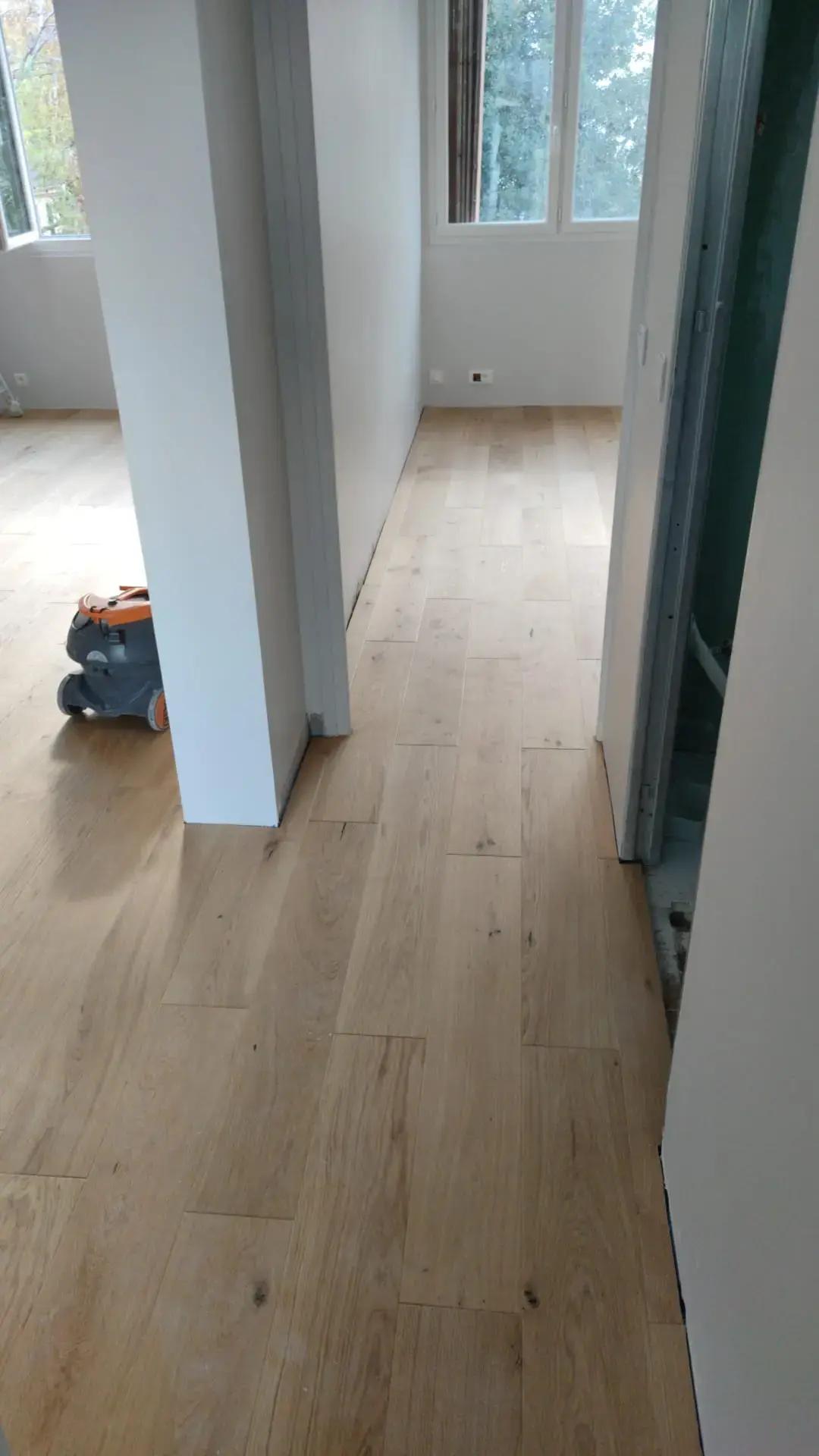 Rénovation intérieure d'appartement, pose de parquet