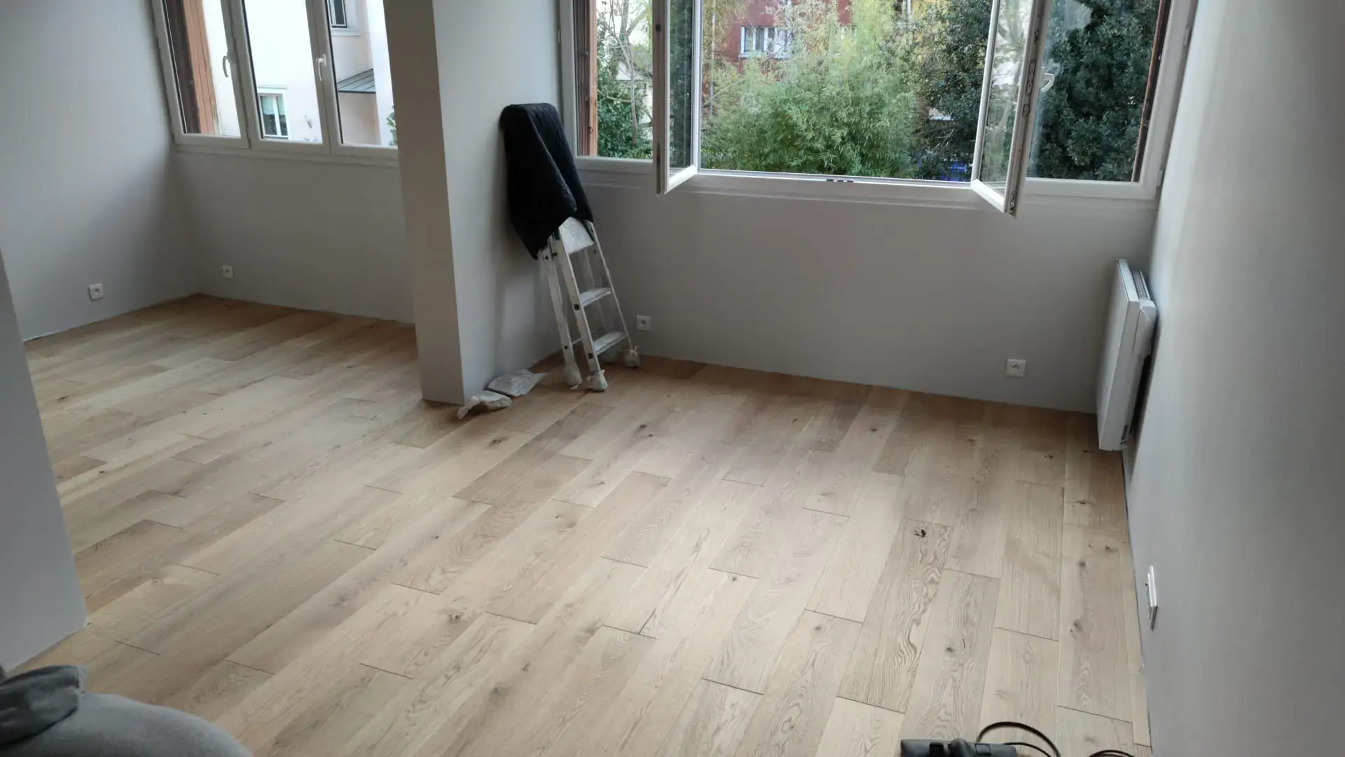 Rénovation intérieure d'appartement, pose de parquet
