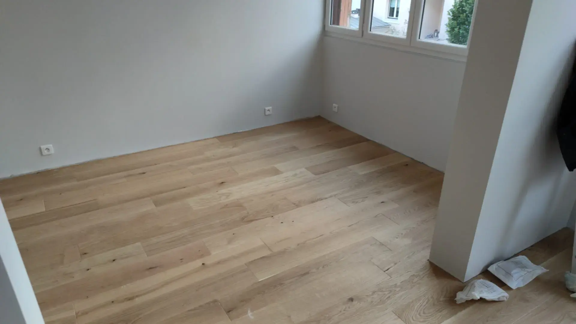 Rénovation intérieure d'appartement, pose de parquet
